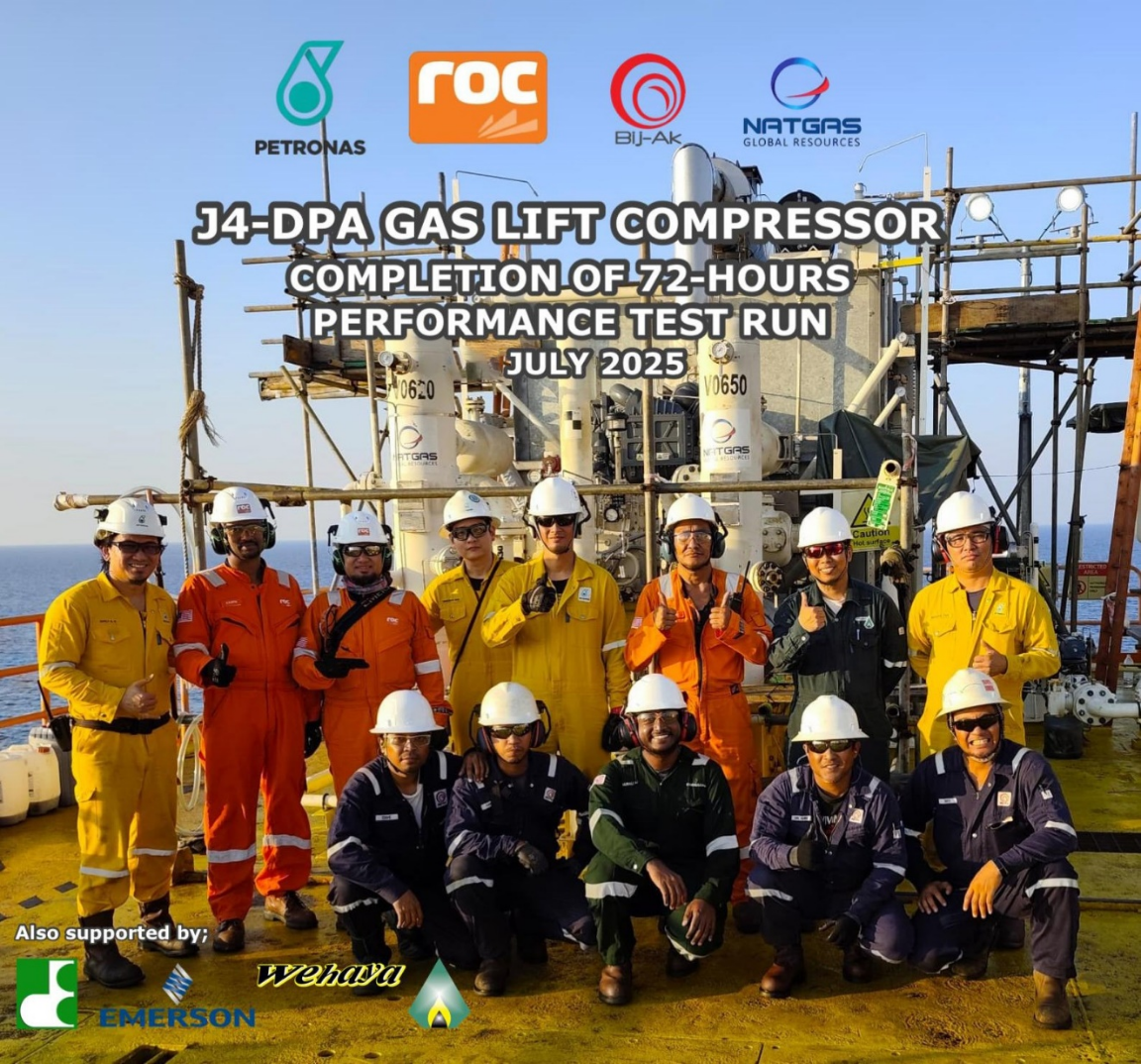 洛克石油馬來(lái)西亞項(xiàng)目實(shí)現(xiàn)首次注氣氣舉采油里程碑
